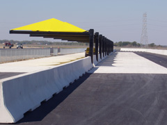 concrete traffic control barrier