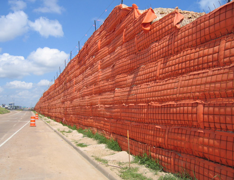wire wall systems for highway construction